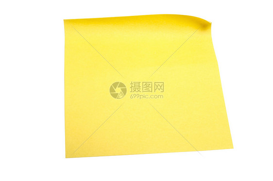 黄色备忘录文件邮政记忆商业软垫记事本白色补给品笔记组织床单图片