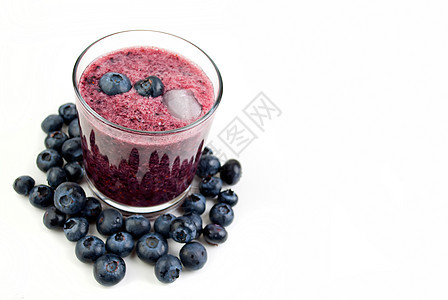 蓝莓冰雪玻璃饮食液体饮料叶子甜点牛奶酸奶食物浆果图片