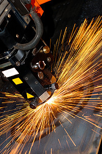 工业激光火花火焰工厂工程机器危险工作数控建造制造业图片