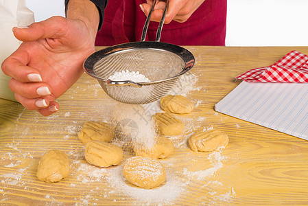 食糖女性用具滤器饼干食物过滤器糕点厨师食谱烹饪图片