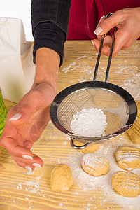 饼干加糖甜点女性滤器糖霜食物制作用具厨师糕点过滤器图片