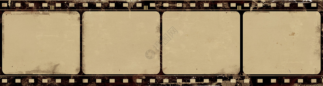 Grunge 胶片框架边缘刷子划痕插图艺术拼贴画苦恼电影相机噪音图片