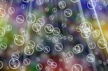 抽象的泡泡纹理和多彩背景图片