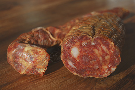 Salami和 sopressata( 萨利米和苏普斯卡塔)图片