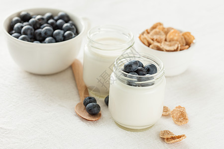 健康早餐玻璃甜点饮食麦片乳白色食物谷物茶点营养纤维图片