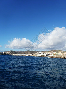 沿海视图天空景观波浪蓝色海景肋骨山脉多云海岸线场景图片