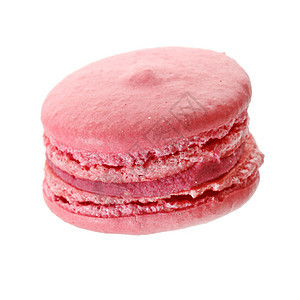 法国马卡糕点粉色奶油杏仁饼干美食食物甜点糖果图片
