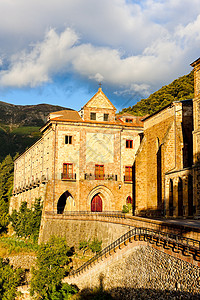 瓦瓦瓦内拉修道院 西班牙拉里奥哈建筑学地区教会历史性世界旅行历史景点外观位置图片