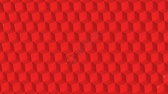 红背景盒子插图立方体红色正方形背景图片