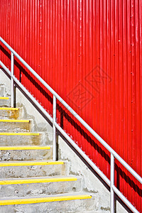 楼梯血统进步建筑学石头栏杆红色背景图片