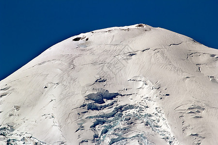 雪山雷尼埃Lianier火山公吨顶峰山脉首脑冰川高山远景国家旅行图片