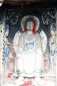 古佛像文物佛教徒雕像建筑学石头宗教废墟雕刻寺庙洞穴图片