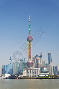 上海中国的pudong天线游客城市建筑物旅行风景天际摩天大楼图片