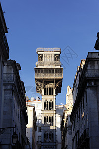 著名的圣贾斯塔电梯雕像太阳建筑学建筑旅行路线石头旅游街道游客图片
