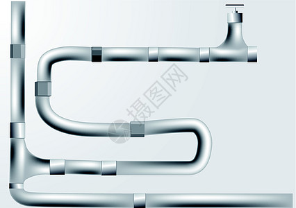 管道工程金属技术工业水平绘画阀门龙头渡槽管子图片
