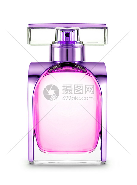 女性香水在美丽的瓶子里被隔绝商品女士香味气味液体化妆品疗法粉碎机芳香蓝色图片