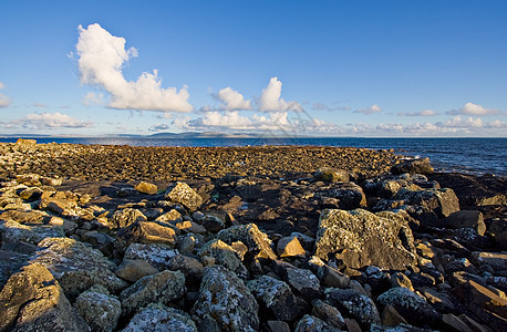 戈尔韦湾山脉爬坡海域海湾湖泊丘陵岩石毛刺旅行石头图片