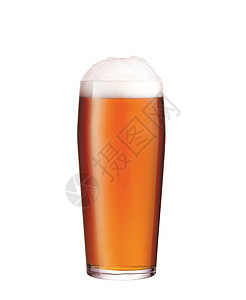 白底有玻璃杯啤酒饮料气泡酒吧白色泡沫状泡沫干杯玻璃图片
