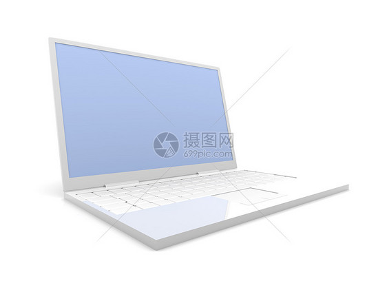 膝上型技术屏幕电脑硬件展示监视器键盘白色晶体管薄膜图片