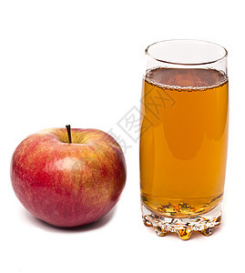 苹果果汁和苹果的玻璃杯金子白色器皿水果食物玻璃酒吧液体饮料橙子图片