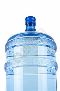 用于运送的大瓶水 孤立在白色上图片