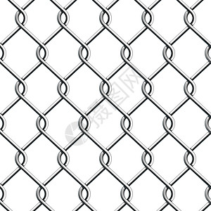 无缝链栅栏框架金属链环安全网格绘画障碍外壳监狱扣留图片
