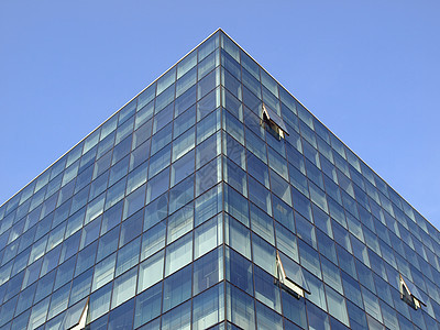 天空压台商业蓝色景观办公室城市建筑摩天大楼高楼窗户玻璃图片