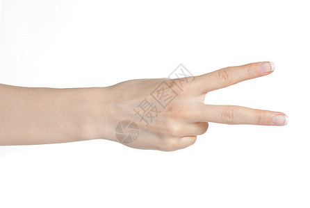 女性手剪刀手手势皮肤信号身体手腕剪刀白色手臂女孩手指女士图片