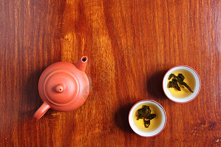 中国茶传统竹子仪式金子咖啡店饮料液体杯子茶壶食物图片