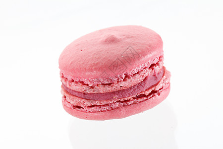 法国马卡奶油美食饼干甜点糖果糕点食物杏仁粉色图片