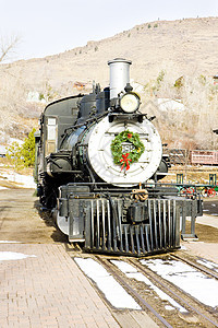 美国科罗拉多铁路博物馆运输位置铁路蒸汽铁路运输博物馆外观旅行机车世界图片