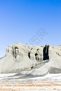 美国犹他州的冬季风景外观旅行地质世界海角位置构造地质学侵蚀岩石图片