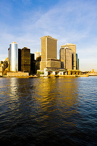 美国纽约市曼哈顿摩天大楼建筑物地标建筑外观旅行世界景观城市建筑学图片