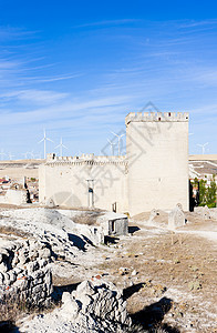 西班牙安普迪亚 卡斯蒂利亚和西班牙里昂建筑学地标历史世界旅行景点位置城堡建筑外观图片