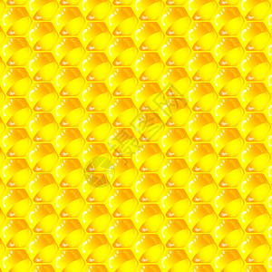 蜂窝模式的金色细胞 矢量图解蜂蜡艺术墙纸框架食物梳子蜜蜂产品公司样本图片