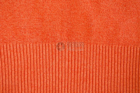 橙色羊毛毛衫详细背景图示图片