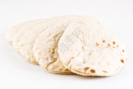 皮塔面包淀粉食物面包产品棕色面粉主食白色图片