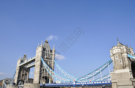 英国伦敦塔桥伦敦塔桥天空石头吸引力蓝色首都历史城市地标花岗岩建筑学背景