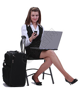 移动通信游客成人机动性手提箱人士电脑商务旅行电子邮件笔记本图片