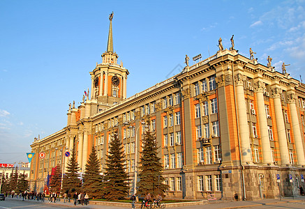 在俄罗斯叶卡捷伦堡建立城市行政管理建设图片