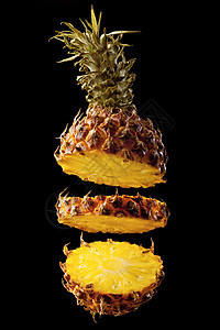 安娜黄色凤梨水果食物热带图片