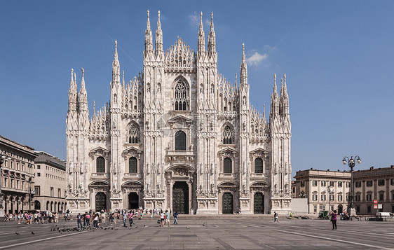 米兰 Duomo建筑建筑学教会纪念碑地标信仰大教堂宗教图片