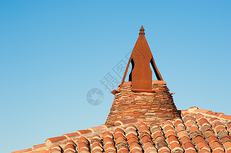 烟火瓷砖黏土土坯锥体历史性烟囱房子建筑学水平建筑图片