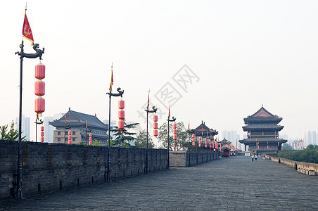 中国西安城市历史中心旅行历史性建筑文化建筑学石头观光图片