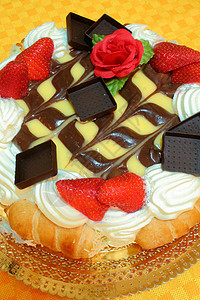 巧克力蛋糕棕色巧克力桌子食物美食黄油厨房糕点甜点可可图片