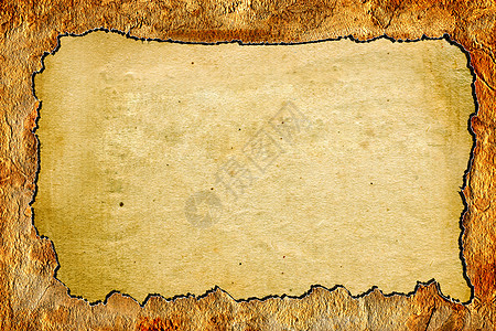 旧纸纸板宏观羊皮纸卡片木板边缘数字文档材料边界图片