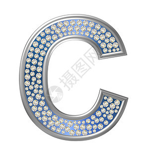钻石特性C金属宝石水晶反射字母珠宝图片