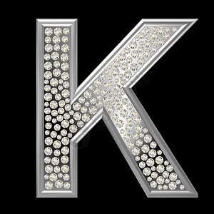钻石特性K珠宝宝石金属水晶字母反射图片