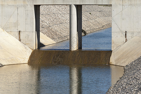 水分改水运河运河灌溉流动水闸水库龙门架图片
