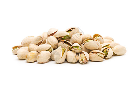 Pistachios 螺旋藻水果食物绿色甜点营养宏观白色坚果饮食图片